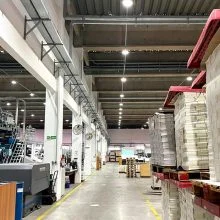 iluminação led gráfica Centro Paulus de produção