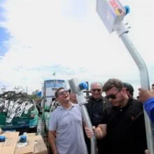 luminária pública município barreirinha - Programa Ilumina Amazonas