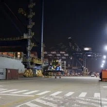 Iluminação led Porto de Santos