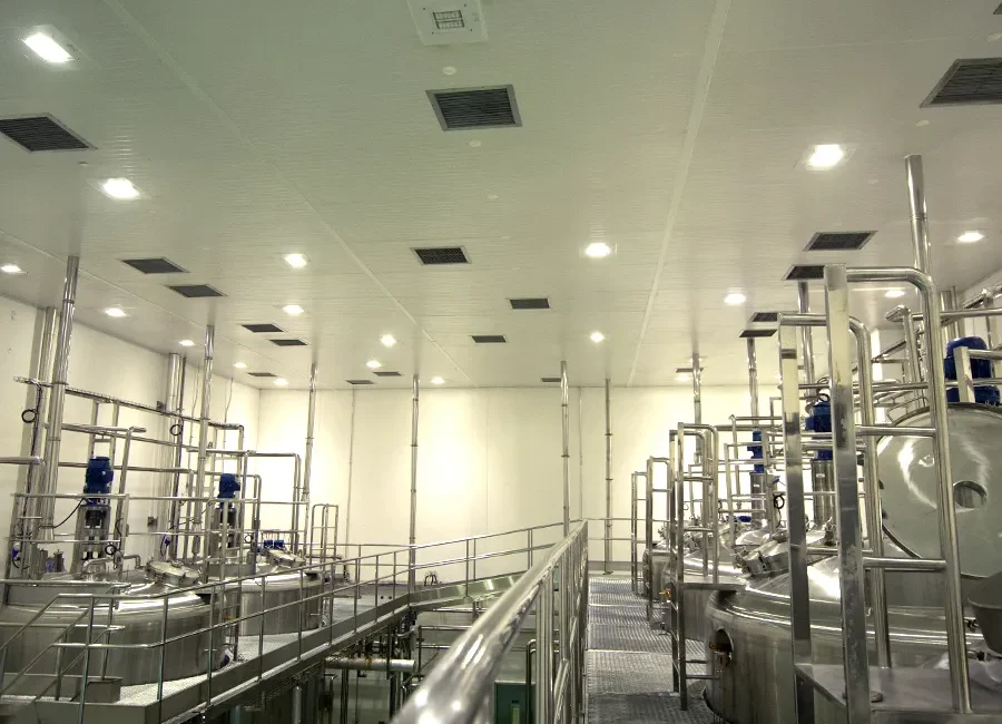 Iluminação LED Indústria Alimentícia