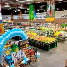 iluminação led supermercado camilo atacadista