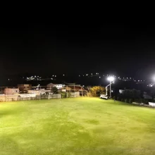 iluminação led campo de futebol