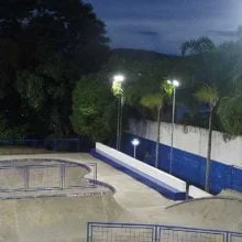 iluminação led clube itaguará