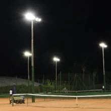 iluminação led clube itaguará