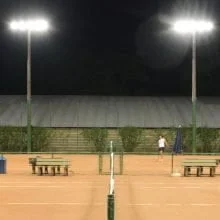 iluminação led clube itaguará