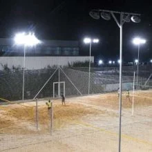 iluminação led clube itaguará