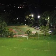 iluminação led clube itaguará