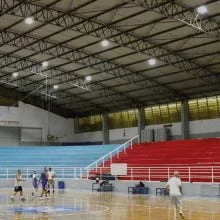 iluminação led clube itaguará