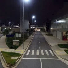 Iluminação LED no Pátio do Metrô de São Paulo