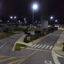 Iluminação LED no Pátio do Metrô de São Paulo