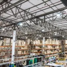 Iluminação LED indústria Farmacêutica Centro de distribuição