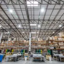 Iluminação LED indústria Farmacêutica Centro de distribuição