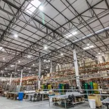 Iluminação LED indústria Farmacêutica Centro de distribuição