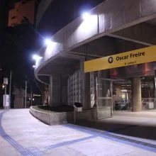 Iluminação Metrô Oscar Freire