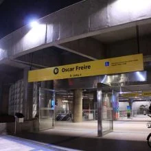 Iluminação Metrô Oscar Freire