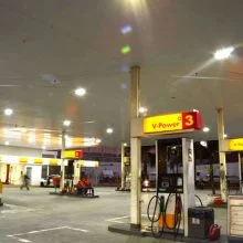 Iluminação para postos de combustíveis