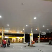 Iluminação para postos de combustíveis
