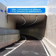 novo tunel Ribeirão Preto iluminação led